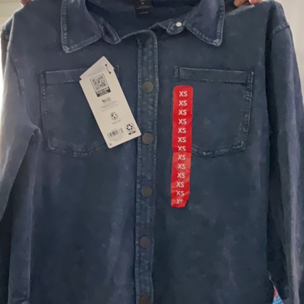 Knit Denim Shirt Relax Fit